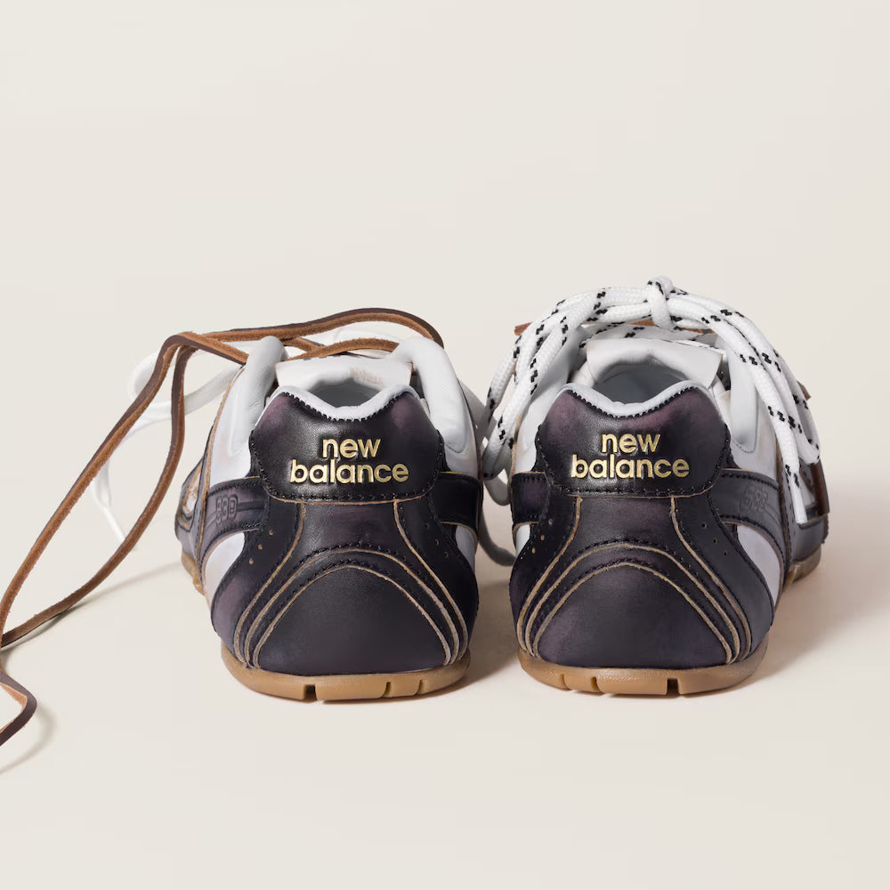 530 SL Runner – Deco’ Calf Leather & Suede Edition (Black / White) Women