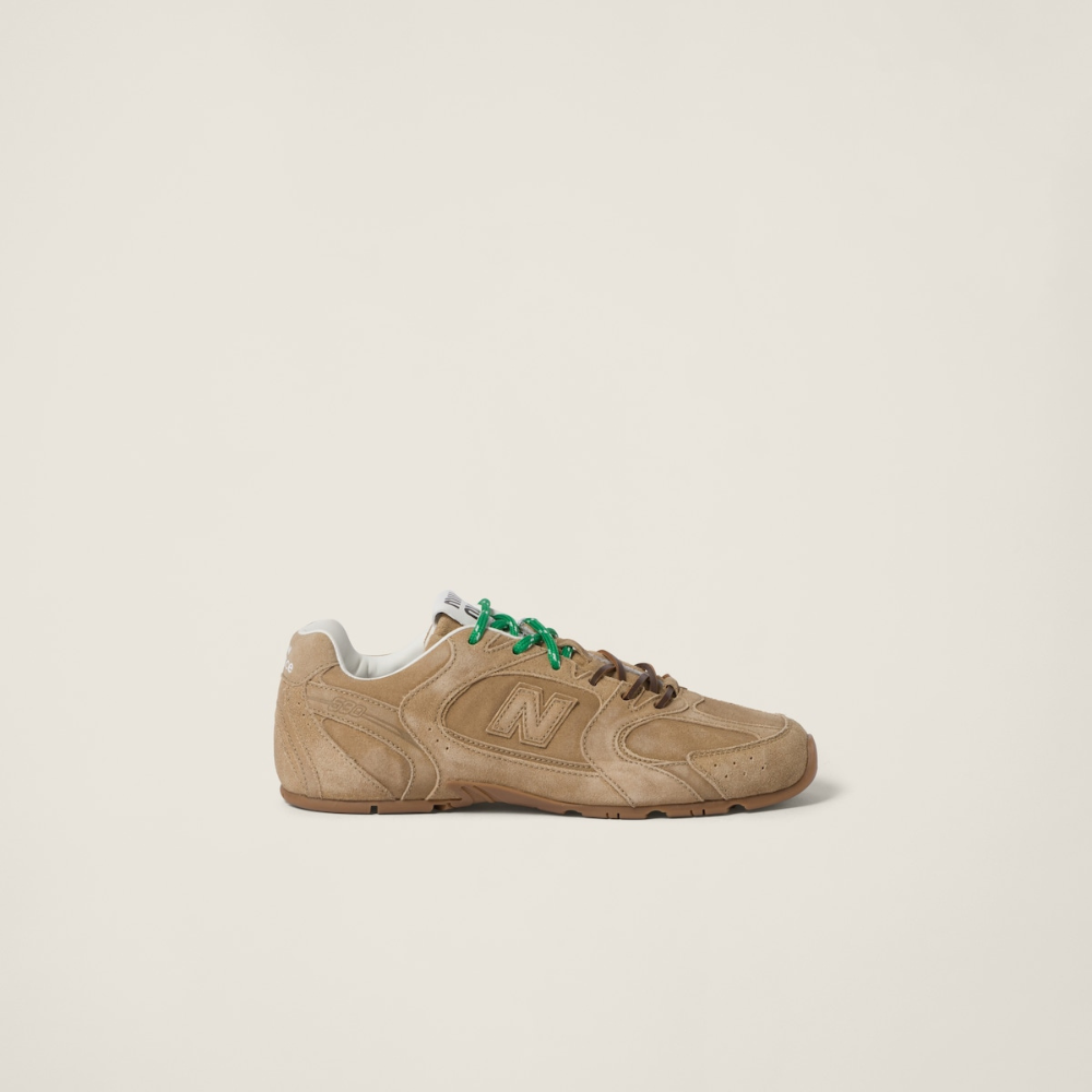 NB (WMNS) 530 x Miu Miu Suede Mesh 'Ecru' Women