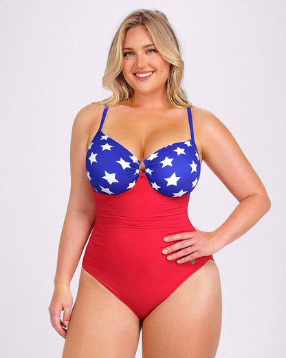Smart Sculpt™ U-Ring Cut Out Shaping Swimsuit
