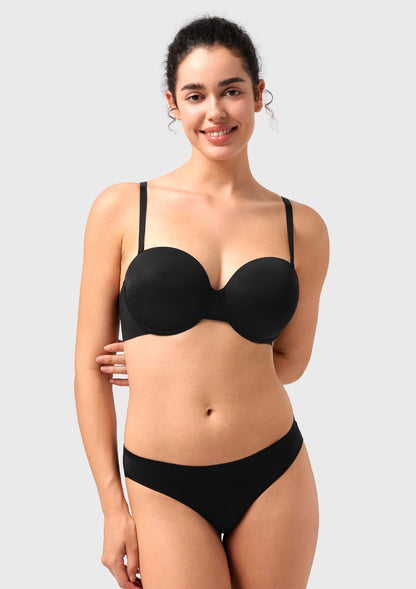 Seamless Multiway Push-Up Strapless Bra