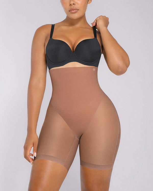High-Waisted Mid Thigh Short