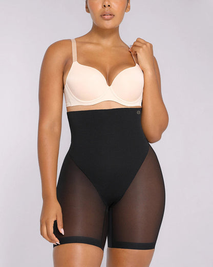 High-Waisted Mid Thigh Short